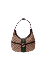 GG CANVAS REINS HOBO BAG