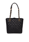 PETITE TIMELESS SHOPPING TOTE CAVIAR