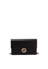 INTERLOCKING G DOLLAR CHAIN WALLET