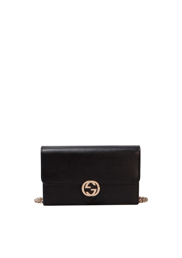 INTERLOCKING G DOLLAR CHAIN WALLET