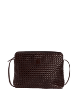 VINTAGE WOVEN LEATHER BAG