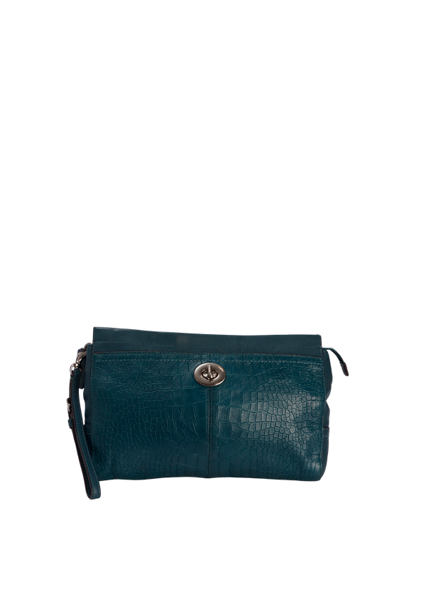 EMBOSSED TURNLOCK POUCH