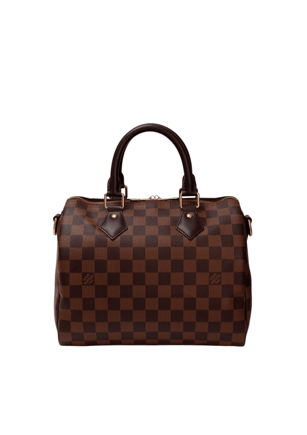DAMIER ÉBÈNE SPEEDY 25 BANDOULIÈRE