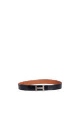 REVERSIBLE H BUCKLE BELT 85