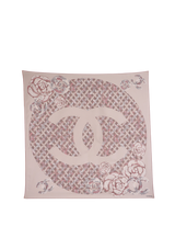 CAMELLIA CC SILK SCARF 90