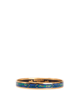 ENAMEL NARROW BANGLE BRACELET
