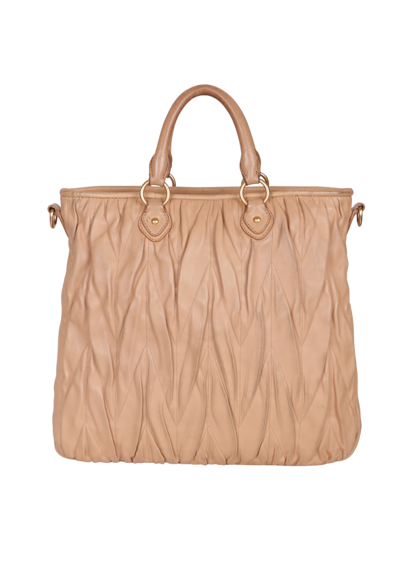 MATELASSE SATCHEL BAG