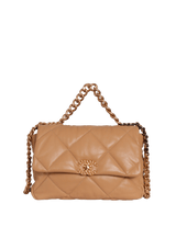 LARGE 19 FLAP BAG GOATSKIN