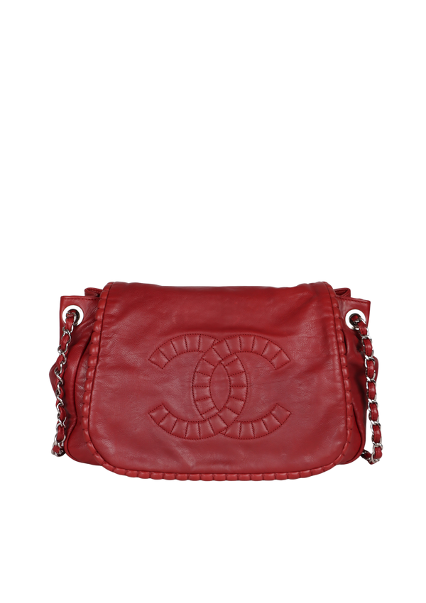 LARGE ON THE BUND FLAP BAG