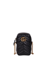 GG MARMONT VERTICAL PHONE BAG