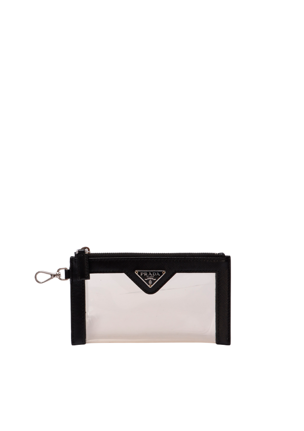 PVC SAFFIANO LANYARD POUCH