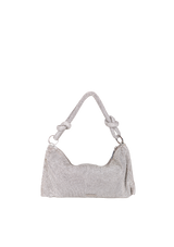 CRYSTAL TOP HANDLE BAG