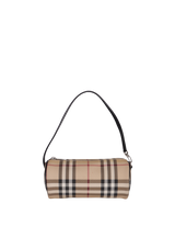 THE VINTAGE CHECK BARREL BAG