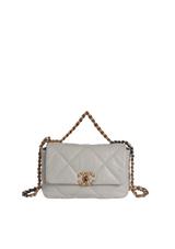 SMALL 19 FLAP BAG GOATSKIN