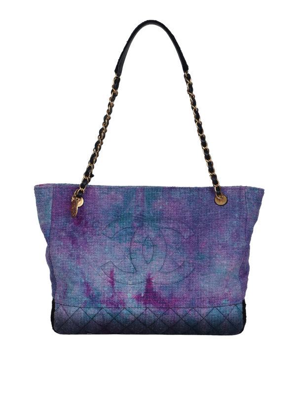 TIE DYE TWEED TIMELESS TOTE