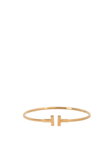 LARGE T WIRE 18K BRACELET