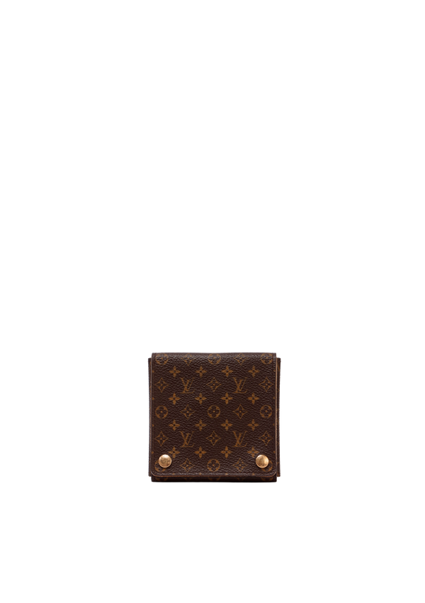 MONOGRAM FOLDING JEWELRY CASE