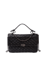 LARGE ROCKSTUD SPIKE FLAP BAG