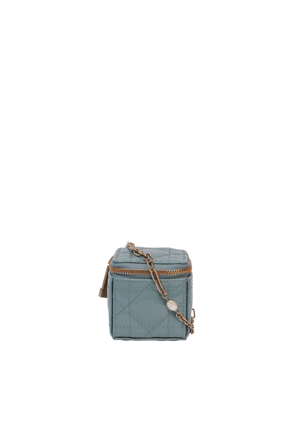 MICRO CANNAGE LADY DIOR CUBE POUCH