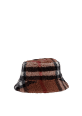 REVERSIBLE FUR NOVA CHECK BUCKET HAT