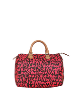 SPEEDY 30 GRAFFITI STEPHEN PINK BAG