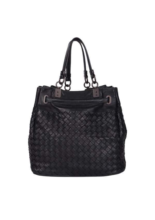 INTRECCIATO DRAWSTRING BUCKET BAG