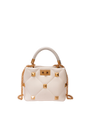 ROMAN STUD TOP HANDLE BAG