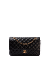 MEDIUM CLASSIC DOUBLE FLAP LAMBSKIN