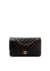 MEDIUM CLASSIC DOUBLE FLAP LAMBSKIN