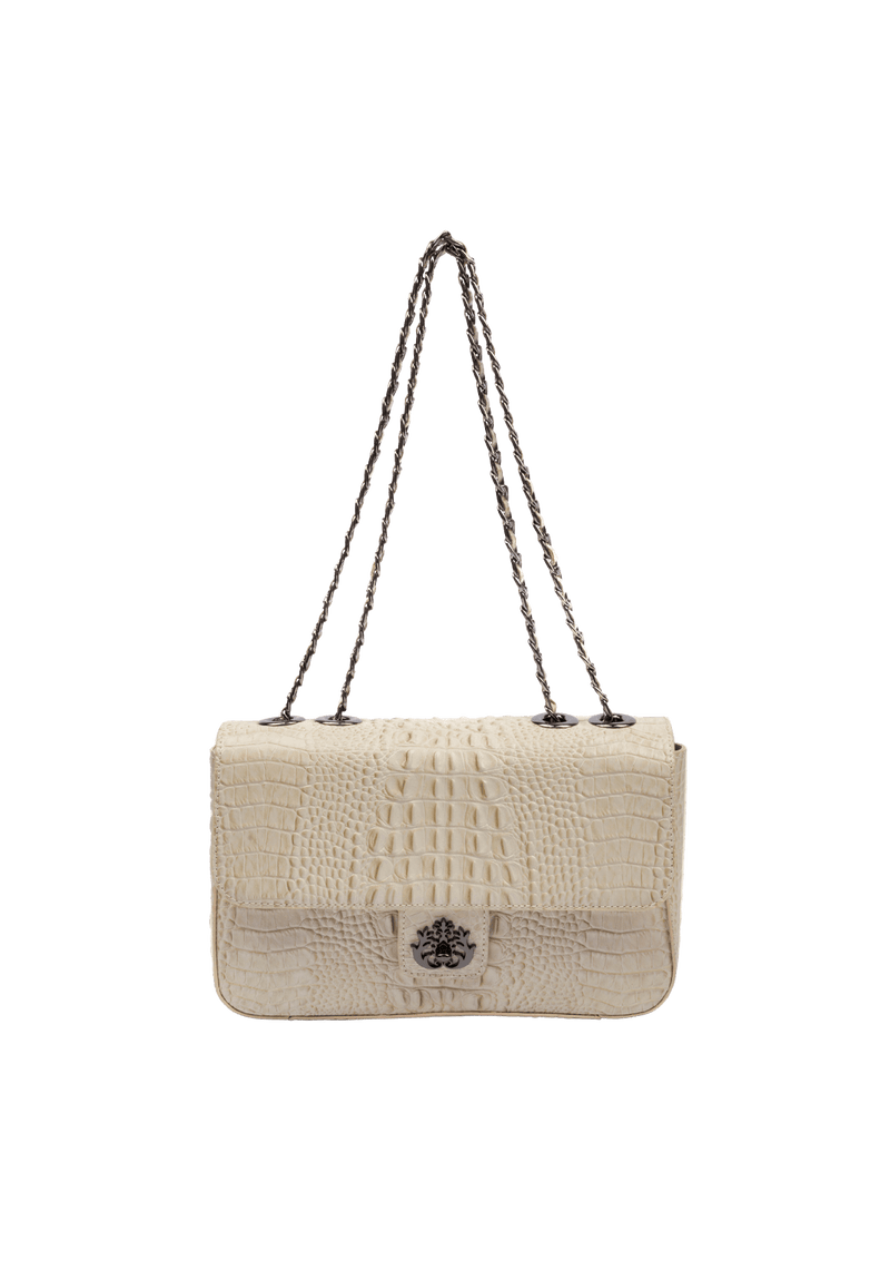 BOLSA ANNE JUMBO EM COURO NATURAL