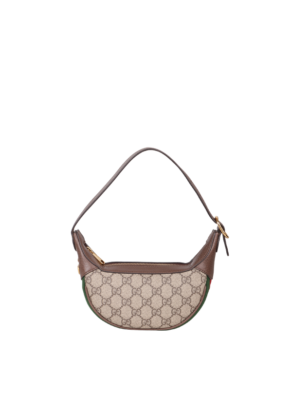 MINI GG SUPREME WEB HALF-MOON HOBO