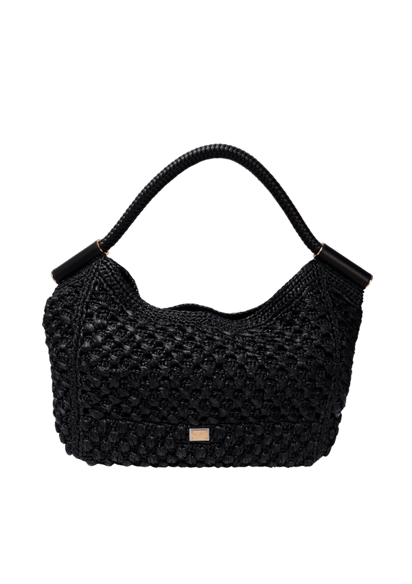 RAFFIA SHOULDER BAG