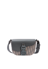 OBLIQUE JACQUARD SADDLE MINI