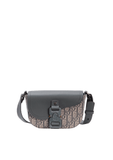 OBLIQUE JACQUARD SADDLE MINI