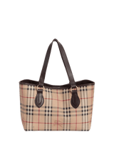 HAYMARKET CHECK TOTE