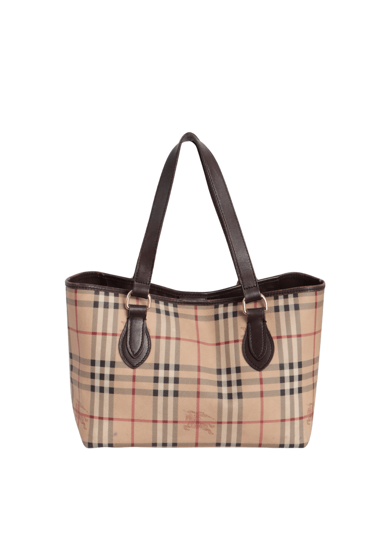 HAYMARKET CHECK TOTE