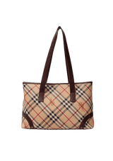 HAYMARKET CHECK TOTE