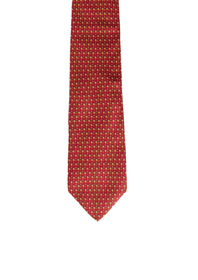 PRINT SILK TIE