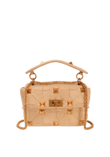 MEDIUM ROMAN STUD RAFFIA