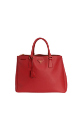 LARGE SAFFIANO DOUBLE ZIP GALLERIA