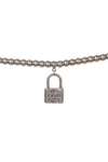 1837 LOCK CHARM BEAD BRACELET L