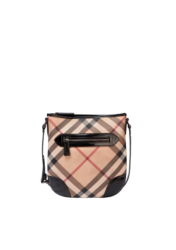 SUPER NOVA CHECK MESSENGER BAG
