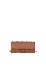 FF EMBOSSED WALLET ON CHAIN
