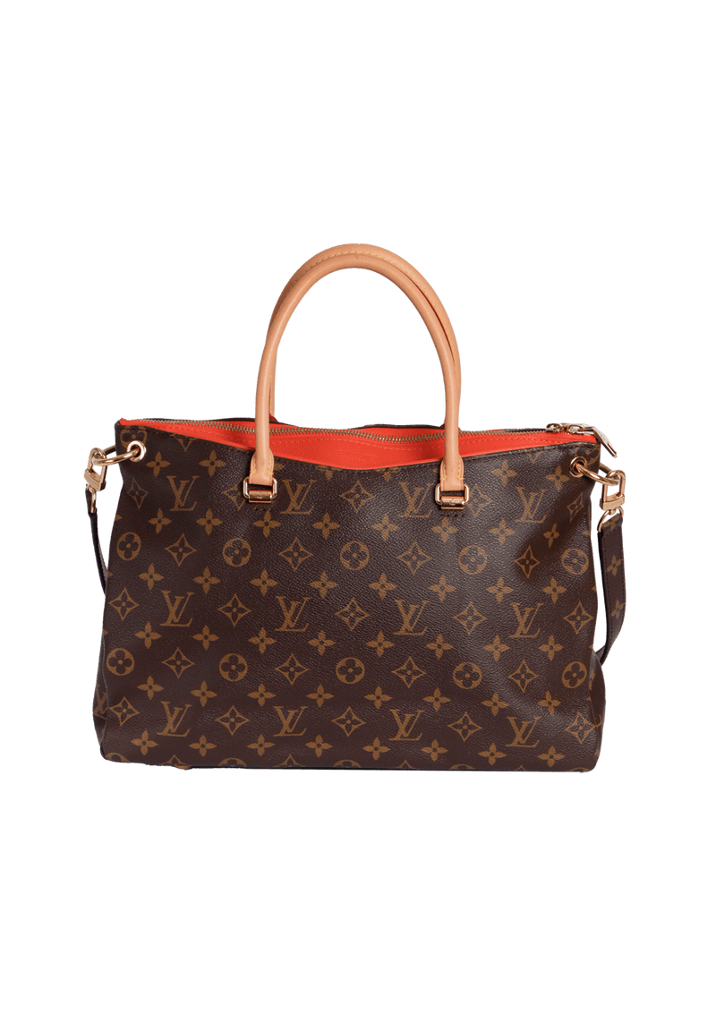 BOLSA LOUIS VUITTON MONOGRAM PALLAS MM MARROM ORIGINAL