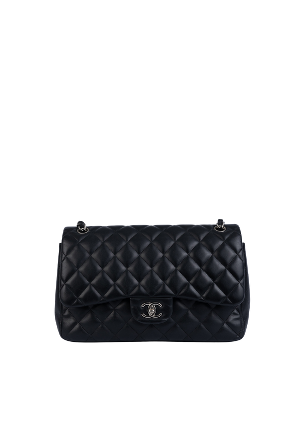 JUMBO CLASSIC DOUBLE FLAP LAMBSKIN
