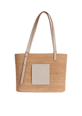 SMALL RAFFIA BASKET SQUARE BAG