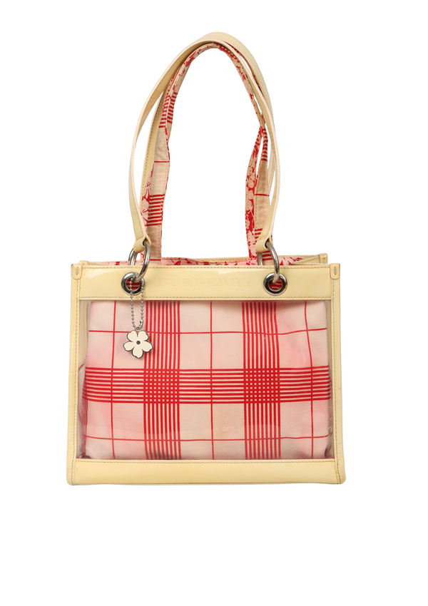 PVC FLORAL TOTE