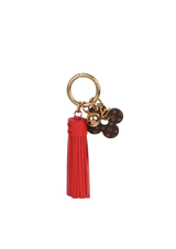 MONOGRAM TASSEL BAG CHARM