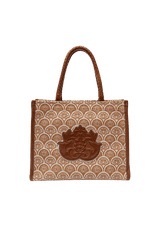 BOLSA MAXI TOTE SIRENA JACQUARD CAMEL