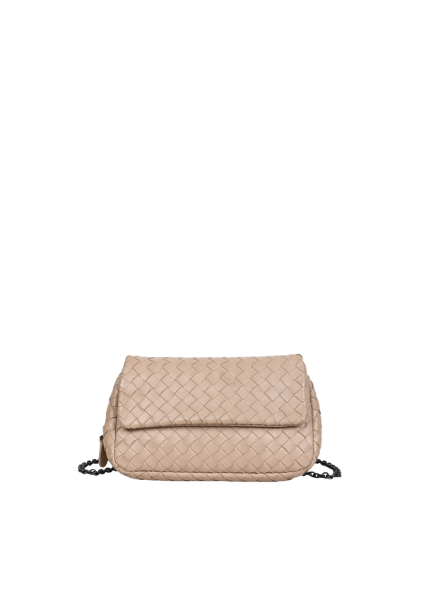 INTRECCIATO EXPANDABLE CHAIN CROSSBODY BAG